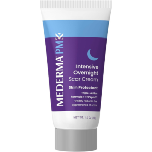 Mederma PM Intensive Overnight Scar Cream Advanced Scar Treatment that Works with Skin's Nighttime Regenerative Activity 1.0 oz 28g, White, 1 Ounce (Pack of 1)