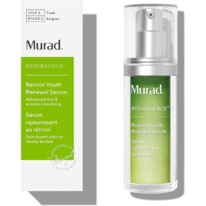Murad Retinol Youth Renewal Serum - Resurgence Anti-Aging Serum for Lines and Wrinkles -Retinol Serum for Face and Neck for Smoother Skin, 1.0 Fl Oz