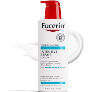 Eucerin Intensive Repair Body Lotion, Lotion for Very Dry Skin, 16.9 Fl Oz Pump Bottle