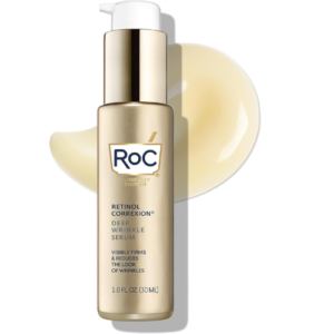 RoC Retinol Correxion Deep Wrinkle Facial Serum, Anti-Wrinkle Treatment Made with Retinol, 1 fl. oz