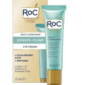 RoC - Multi Correxion Hydrate + Plump Eye Cream - 3-in-1 - Lift And Firm The Eye Contour - with Hyaluronic Acid - 15ML