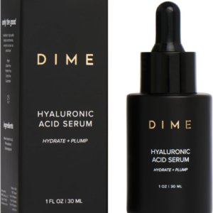 DIME Beauty Hyaluronic Acid Serum Clean Hydrator and Skin Moisturizer with Water Soluble Hyaluronic Acid