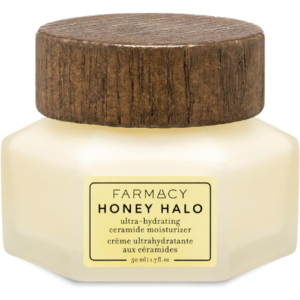 Farmacy Honey Halo Ceramide Face Moisturizer Cream - Hydrating Facial Lotion for Dry Skin (1.7 Ounce)