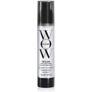 Color Wow Pop + Lock Frizz Control + Glossing Serum – Anti-frizz serum with heat protection; Seals split ends; Moisturises; Silkens and shines dull, dehydrated hair