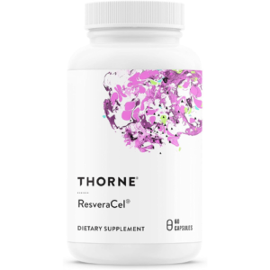 THORNE ResveraCel - Nicotinamide Riboside with Quercetin Phytosome and Resveratrol - Support Healthy Aging, Methylation, Cellular Energy Production and Metabolism - 60 Capsules - 30 Servings