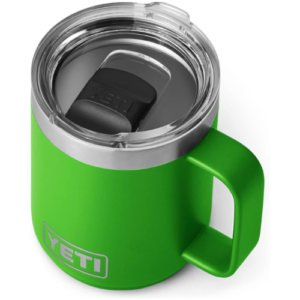 YETI Rambler 10 oz Stackable Mug, Vacuum Insulated, Stainless Steel with MagSlider Lid, Canopy Green