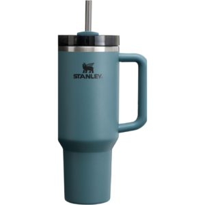 Stanley Quencher H2.0 FlowState Stainless Steel Vacuum Insulated Tumbler with Lid and Straw for Water, Iced Tea or Coffee, Smoothie and More, Blue Spruce, 40oz