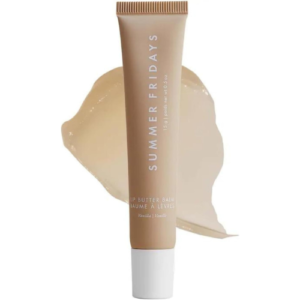 Summer Fridays Lip Butter Balm - Conditioning Lip Mask and Lip Balm for Instant Moisture, Shine and Hydration - Sheer-Tinted, Soothing Lip Care - Vanilla (.5 Oz)
