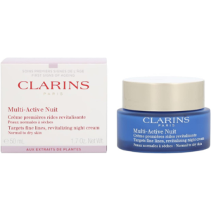 Clarins Multi-Active Night Cream - Normal to Dry Skin For Unisex 1.7 oz Cream