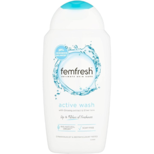 Femfresh Ultimate Care Active Ph Balanced Feminine Wash with Energising Ginseng and Antioxidants, Post-Workout Intimate with Long-Lasting Multiactif Complex, 250 ml