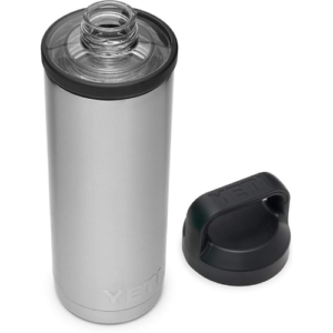 YETI Rambler 18 oz Bottle, Vacuum Insulated, Stainless Steel with Chug Cap, Stainless