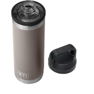 YETI Rambler 18 oz Bottle, Vacuum Insulated, Stainless Steel with Chug Cap, Sharptail Taupe
