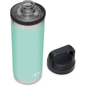 YETI Rambler 18 oz Bottle, Vacuum Insulated, Stainless Steel with Chug Cap, Seafoam