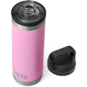 YETI Rambler 18 oz Bottle, Vacuum Insulated, Stainless Steel with Chug Cap, Power Pink