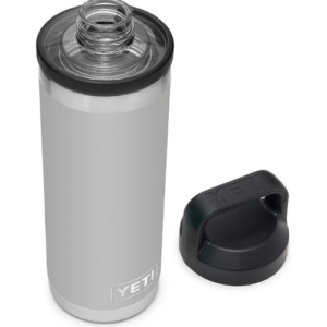 YETI Rambler 18 oz Bottle, Vacuum Insulated, Stainless Steel with Chug Cap, Granite Gray