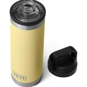 YETI Rambler 18 oz Bottle, Vacuum Insulated, Stainless Steel with Chug Cap, Daybreak Yellow