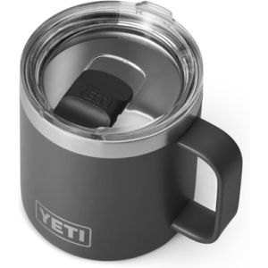 YETI Rambler 14 oz Mug, Vacuum Insulated, Stainless Steel with MagSlider Lid, Charcoal