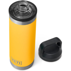 YETI Rambler 18 oz Bottle, Vacuum Insulated, Stainless Steel with Chug Cap, Alpine Yellow
