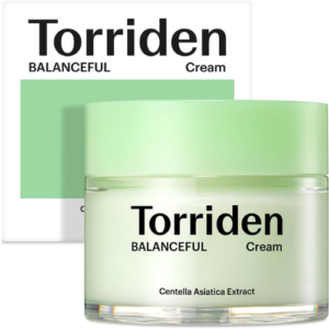 Torriden BALANCEFUL Cica Cream, Soothing and Nourishing Moisturizer that Hydrates, Moisturizes, and Soothes with 5 Different Centella Asiatica Extract for Oily, Combo, and Sensitive Skin
