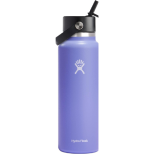 Hydro Flask 40 oz Wide Mouth with Flex Straw Cap Stainless Steel Reusable Water Bottle Lupine - Vacuum Insulated, Dishwasher Safe, BPA-Free, Non-Toxic