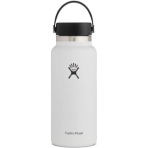 Hydro Flask Wide Mouth Bottle with Flex Cap- White