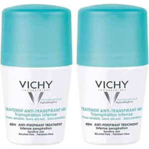Vichy 48H Intensive Anti-perspirant Deodorant Roll-on 2 x 50ml