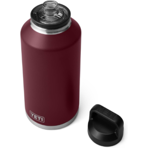 YETI Rambler 64 oz Bottle, Vacuum Insulated, Stainless Steel with Chug Cap, Wild Vine Red