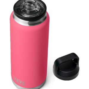 YETI Rambler 36 oz Bottle, Vacuum Insulated, Stainless Steel with Chug Cap, Tropical Pink