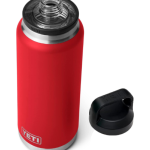 Yeti Rambler 36 oz Bottle, Vacuum Insulated, Stainless Steel with Chug Cap, Rescue Red