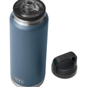 YETI Rambler 36 oz Bottle, Vacuum Insulated, Stainless Steel with Chug Cap, Nordic Blue