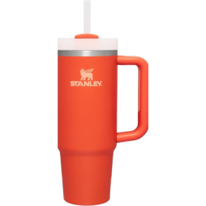 Stanley Quencher H2.0 FlowState Stainless Steel Vacuum Insulated Tumbler with Lid and Straw for Water, Iced Tea or Coffee, Smoothie and More, Tigerlily, 30 oz