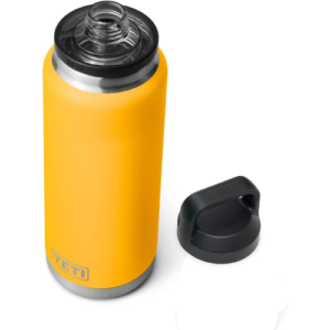 YETI Rambler 36 oz Bottle, Vacuum Insulated, Stainless Steel with Chug Cap, Alpine Yellow