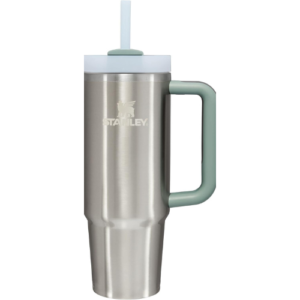 Stanley Quencher H2.0 FlowState Stainless Steel Vacuum Insulated Tumbler with Lid and Straw for Water, Iced Tea or Coffee, Smoothie and More, Stainless Steel Shale, 30 oz