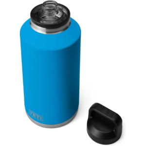 YETI Rambler 64 oz Bottle, Vacuum Insulated, Stainless Steel with Chug Cap, Big Wave Blue