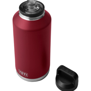YETI Rambler 64 oz Bottle, Vacuum Insulated, Stainless Steel with Chug Cap, Harvest Red