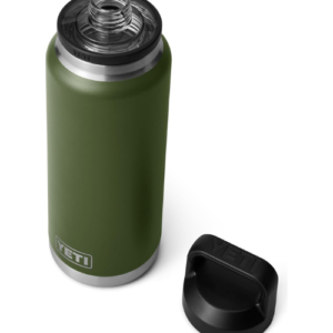 YETI Rambler 36 oz Bottle Retired Color, Vacuum Insulated, Stainless Steel with Chug Cap, Highlands Olive