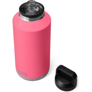 YETI Rambler 64 oz Bottle, Vacuum Insulated, Stainless Steel with Chug Cap, Tropical Pink