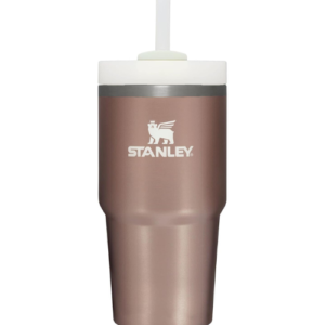 Stanley Quencher H2.0 FlowState Stainless Steel Vacuum Insulated Tumbler with Lid and Straw for Water, Iced Tea or Coffee, Smoothie and More, Rose Quartz Glow, 20 oz