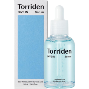 Torriden DIVE-IN Low-Molecular Hyaluronic Acid Serum, 1.69 fl oz | Fragrance-free Face Serum for Dry, Dehydrated, Oily Skin | Vegan, Clean, Cruelty-Free Korean Skin Care