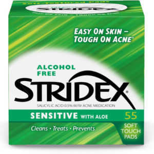 LDREAMAM Stri-Dex Medicated Pads, Sensitive, 55 Count