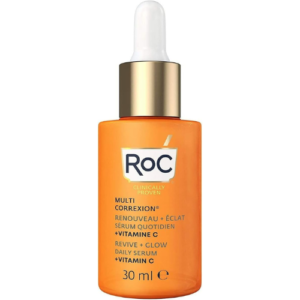 RoC - Multi Correxion Revive + Glow Vitamin C Daily Serum - Anti Wrinkle, Ageing and Skin Tone Treatment - Firming Moisturiser - 30ml