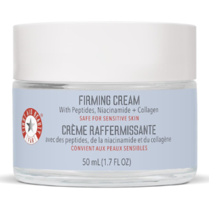 First Aid Beauty Ultra Repair Firming Collagen Cream - Day & Night Anti-Aging Face Moisturizer with Collagen, Peptides and Niacinamide - 1.7 fl oz