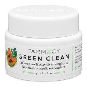 Farmacy Natural Makeup Remover - Green Clean Makeup Meltaway Cleansing Balm Cosmetic - Travel Size 1.7 oz