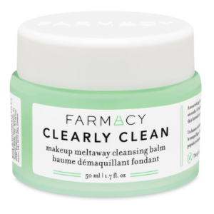 Farmacy Makeup Remover Cleansing Balm - Clearly Clean Fragrance-Free Makeup Melting Balm - Great Balm Cleanser for Sensitive Skin (50ml)