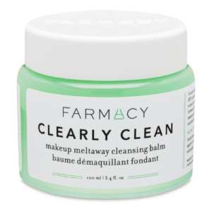 Farmacy Makeup Remover Cleansing Balm - Clearly Clean Fragrance-Free Makeup Melting Balm - Great Balm Cleanser for Sensitive Skin 3.4oz