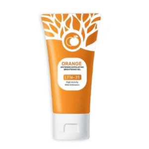 KASTWAVE Orange Exfoliating Moisturizer Face Body Scrub Gel, Orange Exfoliating Gel Scrub for Face Body Skin, Orange Peeling Gel Face Scrub Deep Cleansing Moisturizing Facial Exfoliator