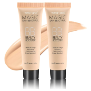 Excefore Fresh Skin Hydrating BB cream, Full-Coverage Foundation&Concealer, Color Correcting Cream, Tinted Moisturizer BB Cream for All Skin Types - Evens Skin Tone