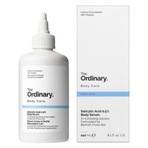 The Ordinary Salicylic Acid 0.5% Body Serum (240ml) – Exfoliating Treatment for Softening Rough, Bumpy Skin and Refining Texture from Neck to Toe