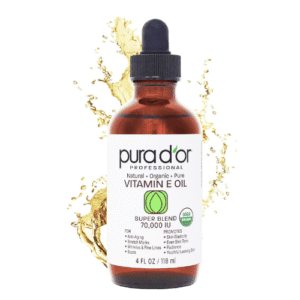 PURA D'OR Organic Vitamin E Oil (4oz)