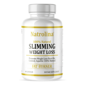 Natrolina 100% Natural Slimming Weight Loss Fat Burner Diet Pills 60 Capsules | Powerful Fat Burning & Appetite Suppression | Excellent for Keto Diet | Non-Prescription Weight Loss Aid Supplements